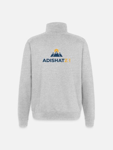 ADISHATZ! - Quarter-Zip Sweatshirt - heather grey