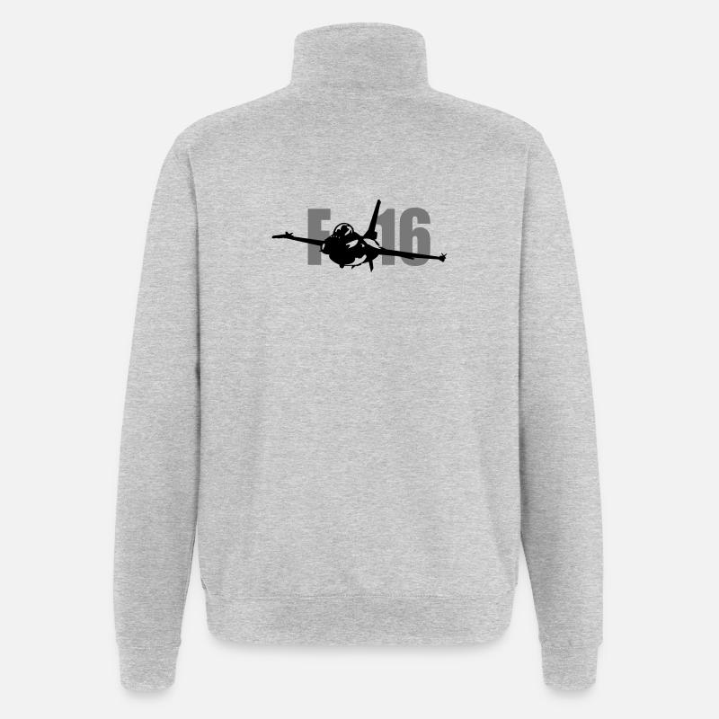 mr_adrenalin_pilot - Sweat à zip 1/4 - gris chiné