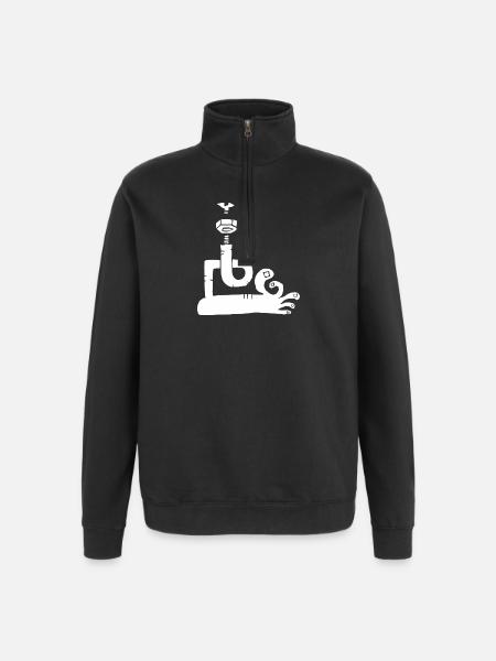 foot! - Quarter-Zip Sweatshirt - black