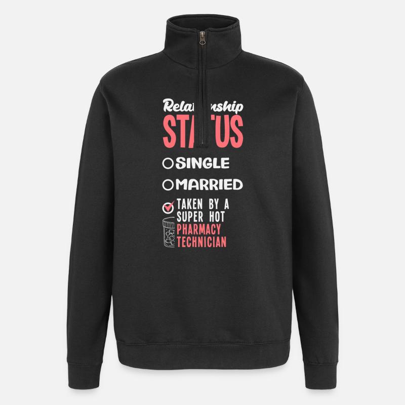 Pharmacien Technicien Pharmaceutique - Sweat à zip 1/4 - noir