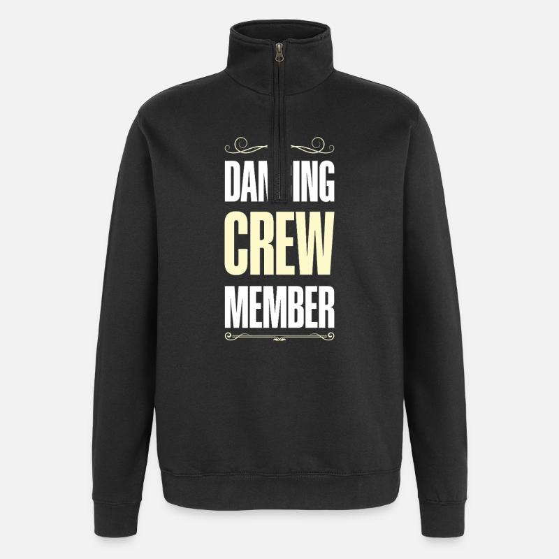 Dancing Crew - Quarter-Zip-Sweatshirt - Schwarz