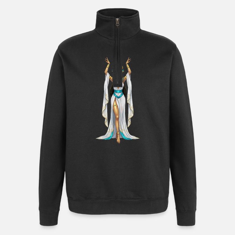 Cosplay de la déesse égyptienne Isis - Sweat à zip 1/4 - noir