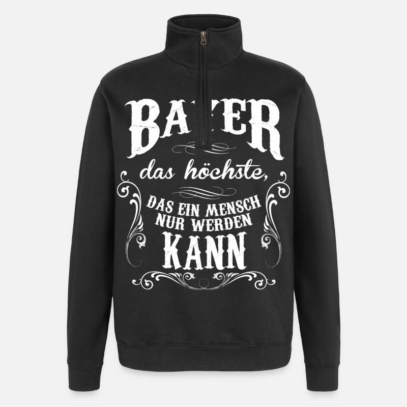 Bayer - Quarter-Zip-Sweatshirt - Schwarz
