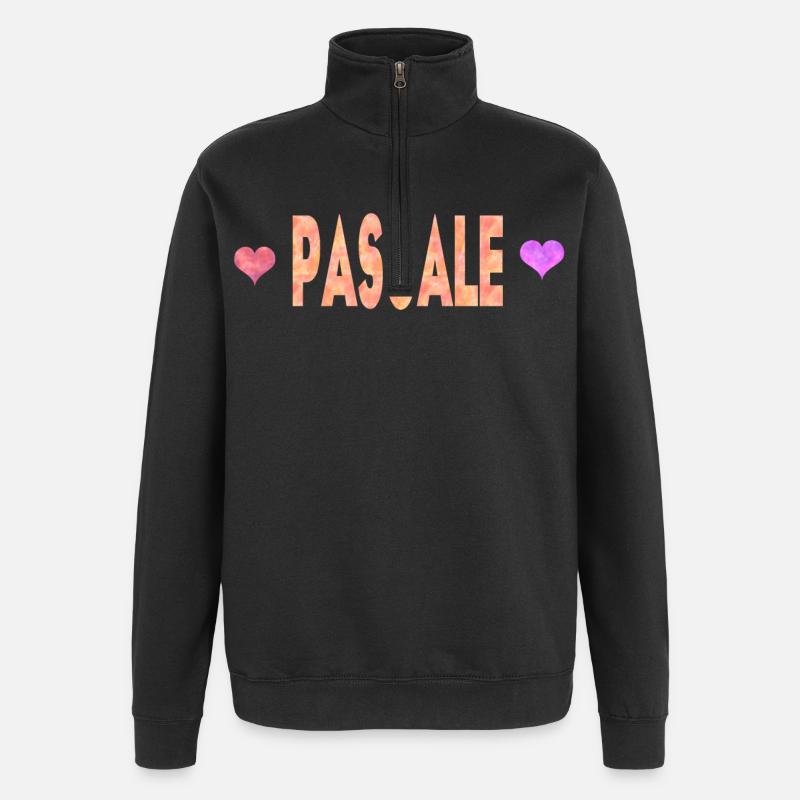 Pascale - Sweat à zip 1/4 - noir