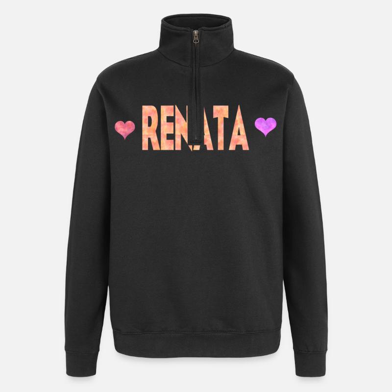 Renata - Sweat à zip 1/4 - noir