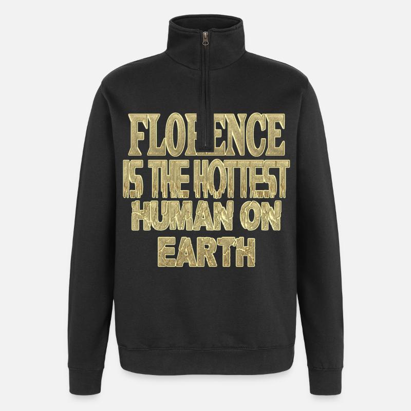 Florence - Sweat à zip 1/4 - noir
