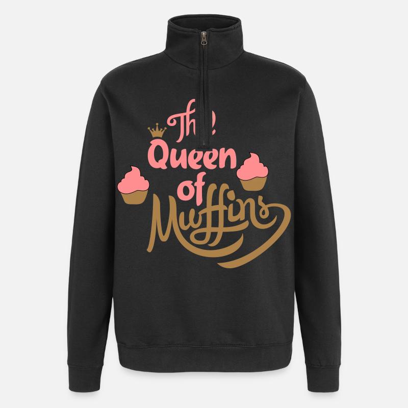 muffins - Quarter-Zip Sweatshirt - black