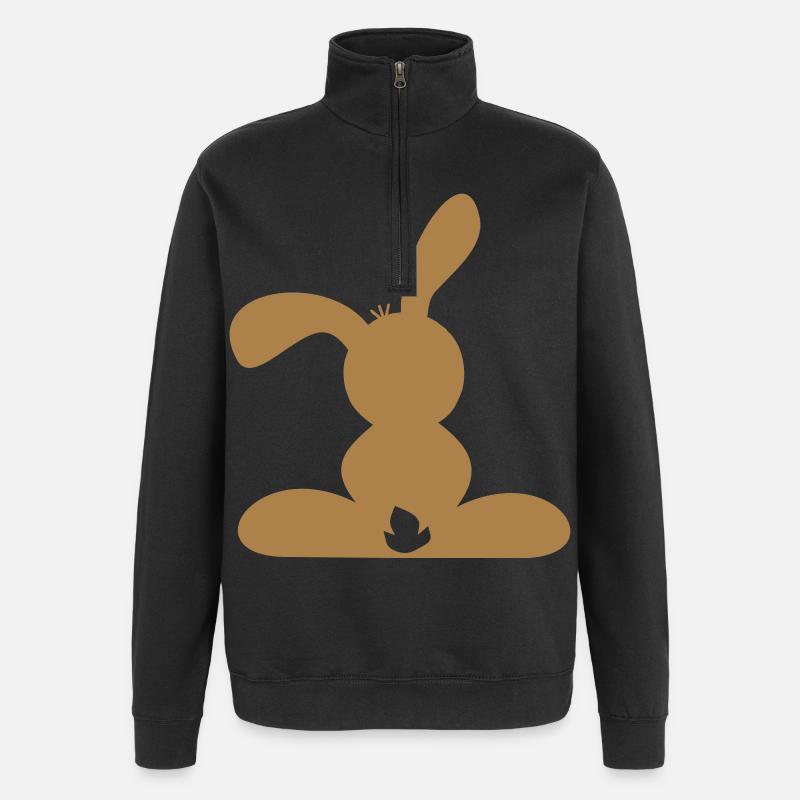 Rabbit - Quarter-Zip Sweatshirt - black