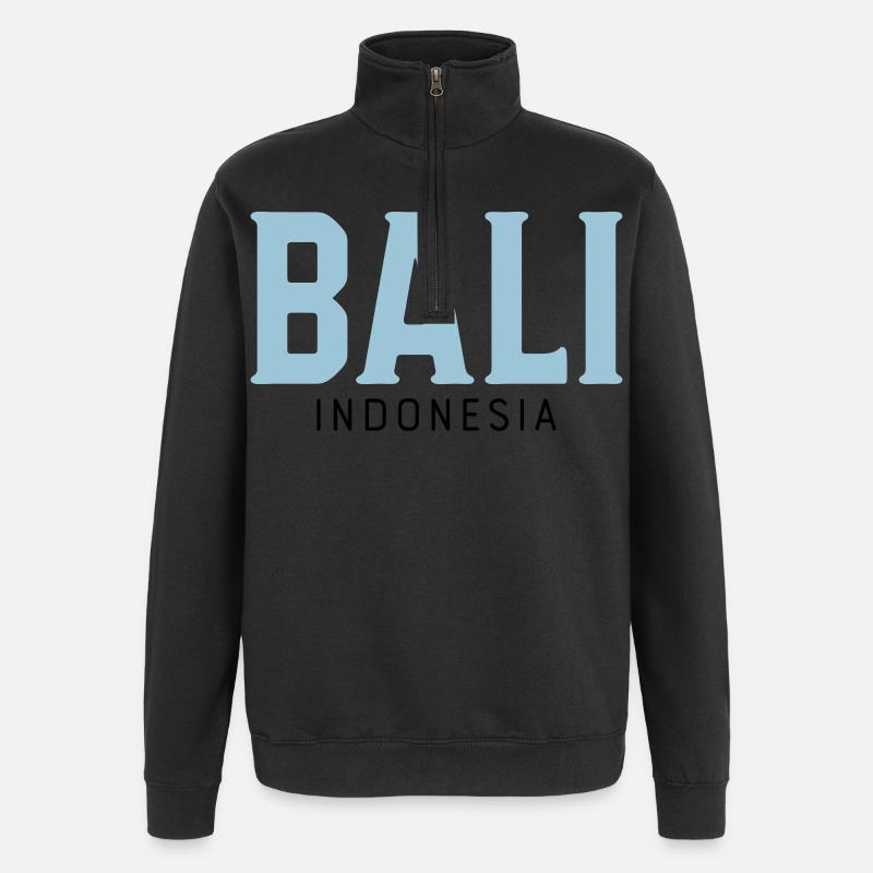 Bali - Quarter-Zip-Sweatshirt - Schwarz