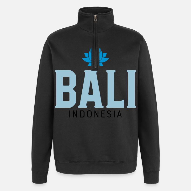 Bali - Quarter-Zip Sweatshirt - black