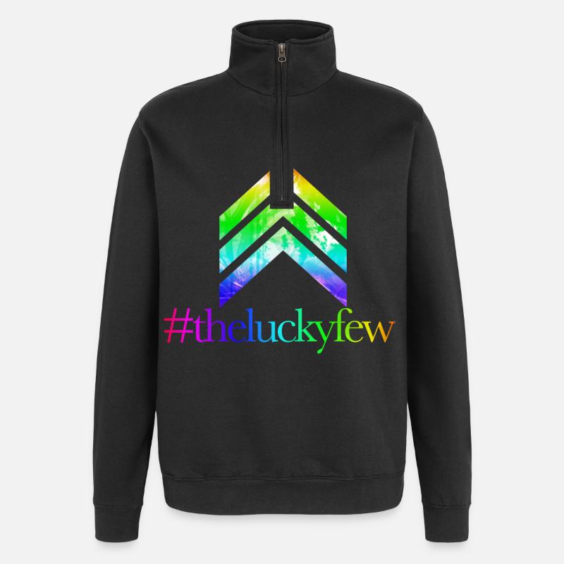 Regenbogenpfeile TheLuckyFew - Quarter-Zip-Sweatshirt - Schwarz