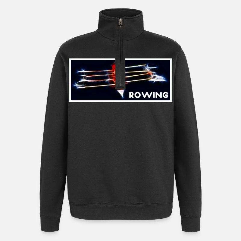 Aviron - Aviron - Sweat à zip 1/4 - noir