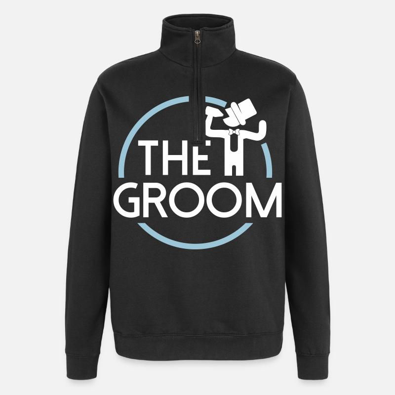 Groom - Quarter-Zip Sweatshirt - black