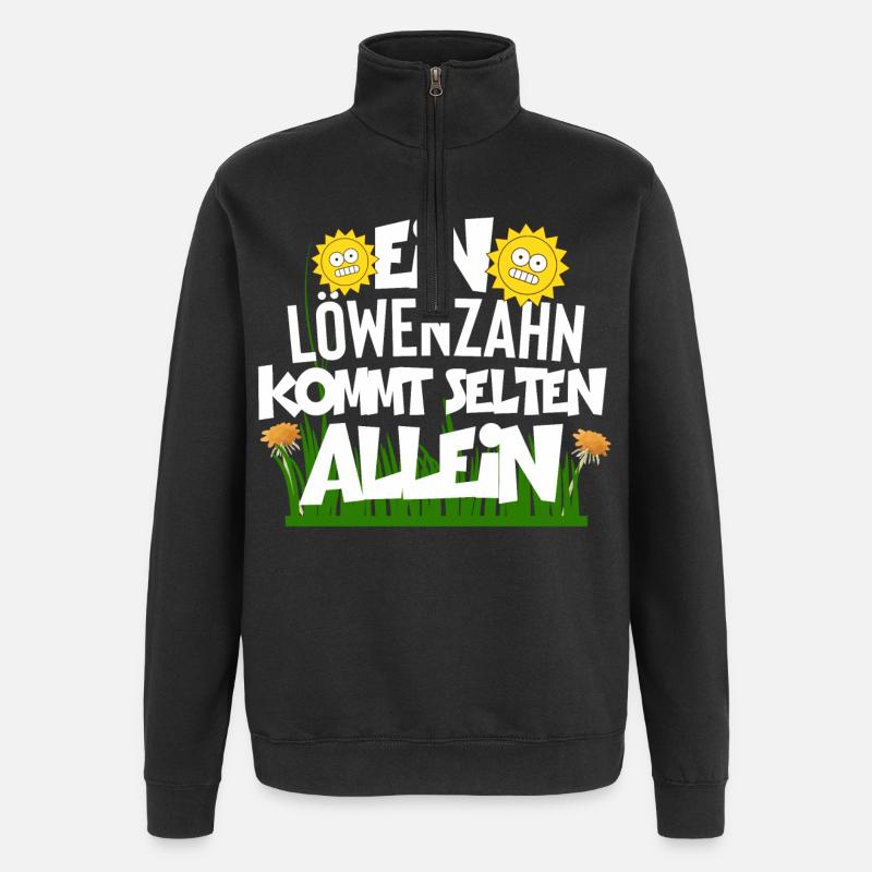 Garten Gärtner - Quarter-Zip-Sweatshirt - Schwarz