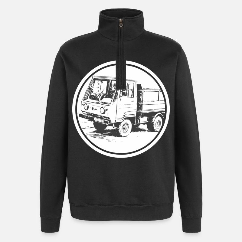 Multicar M25 - Quarter-Zip Sweatshirt - black