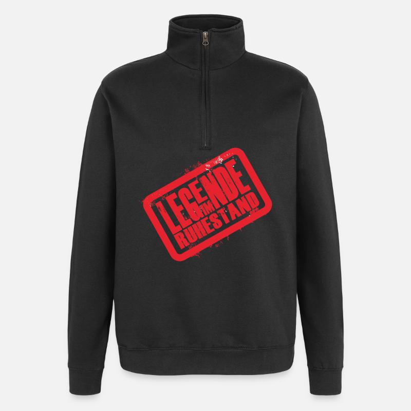 Inclinaison réglable Legend Design Retiree - Sweat à zip 1/4 - noir