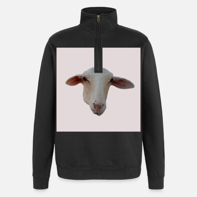 mouton - Sweat à zip 1/4 - noir