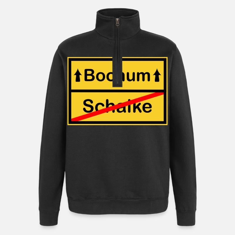 Bochum Aufstieg - Quarter-Zip-Sweatshirt - Schwarz