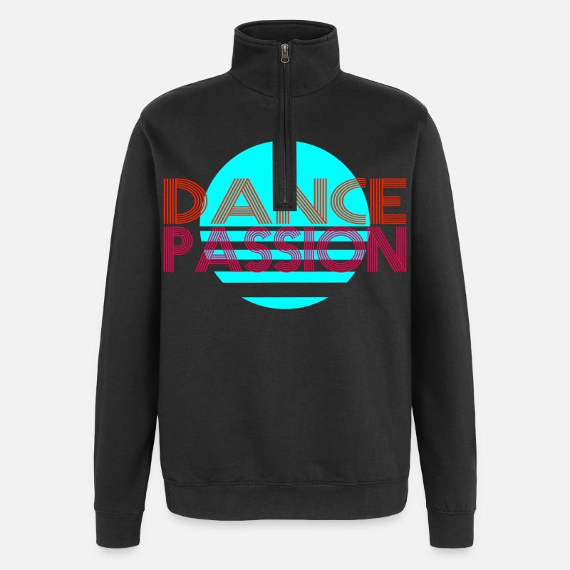 Dance - Quarter-Zip-Sweatshirt - Schwarz