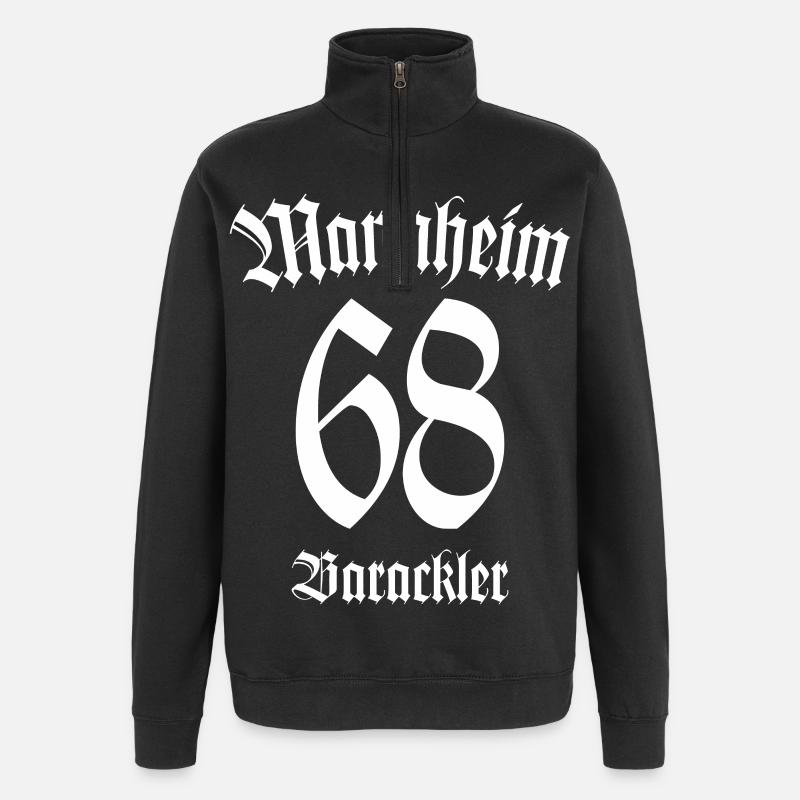 Mannheim 68 Barackler - Quarter-Zip-Sweatshirt - Schwarz
