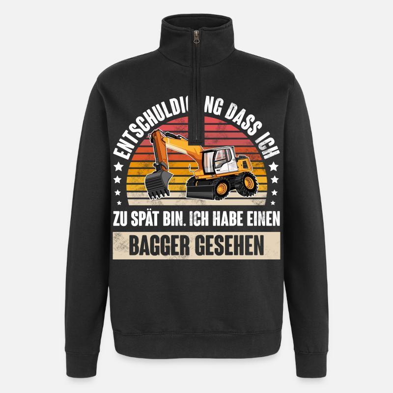 Bagger - Quarter-Zip-Sweatshirt - Schwarz