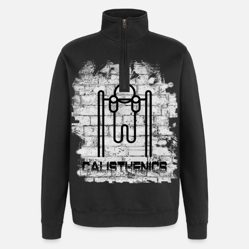 Calisthenics - Quarter-Zip Sweatshirt - black