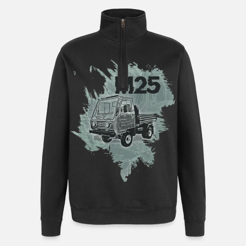 Multicar M25 - Quarter-Zip Sweatshirt - black