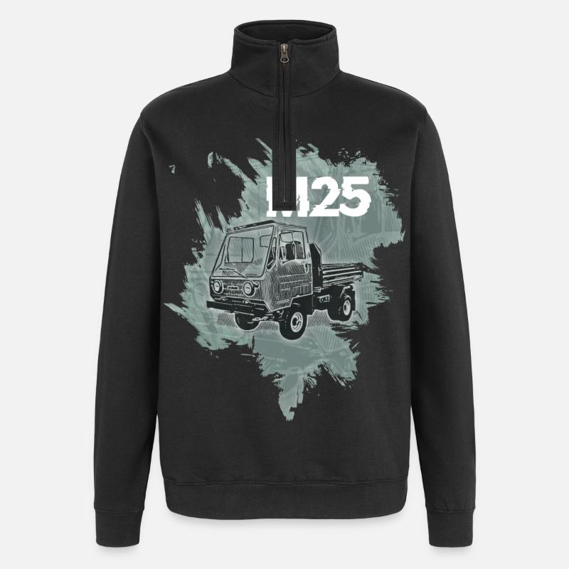 Multicar M25 - Quarter-Zip Sweatshirt - black