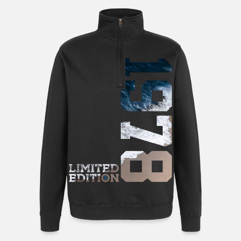 48E ANNIVERSAIRE ÉDITION LIMITÉE 1978 - Sweat à zip 1/4 - noir