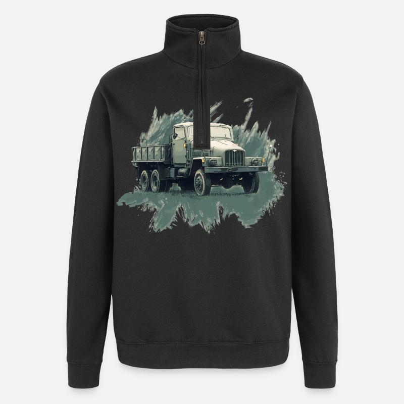 IFA G 5 Flatbed Truck - Quarter-Zip Sweatshirt - black