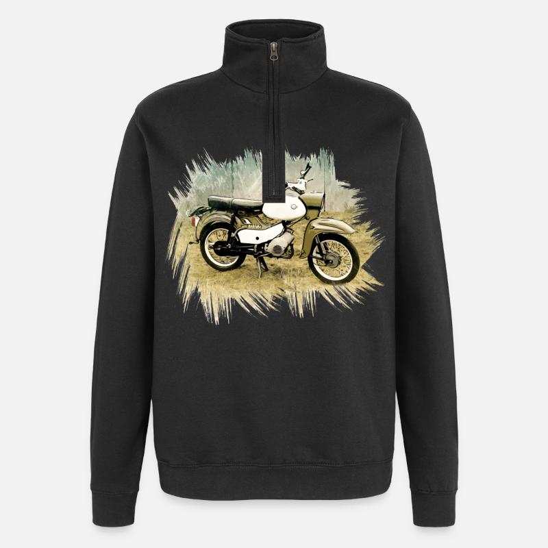 Simson SR 4/4 Habicht - Quarter-Zip-Sweatshirt - Schwarz