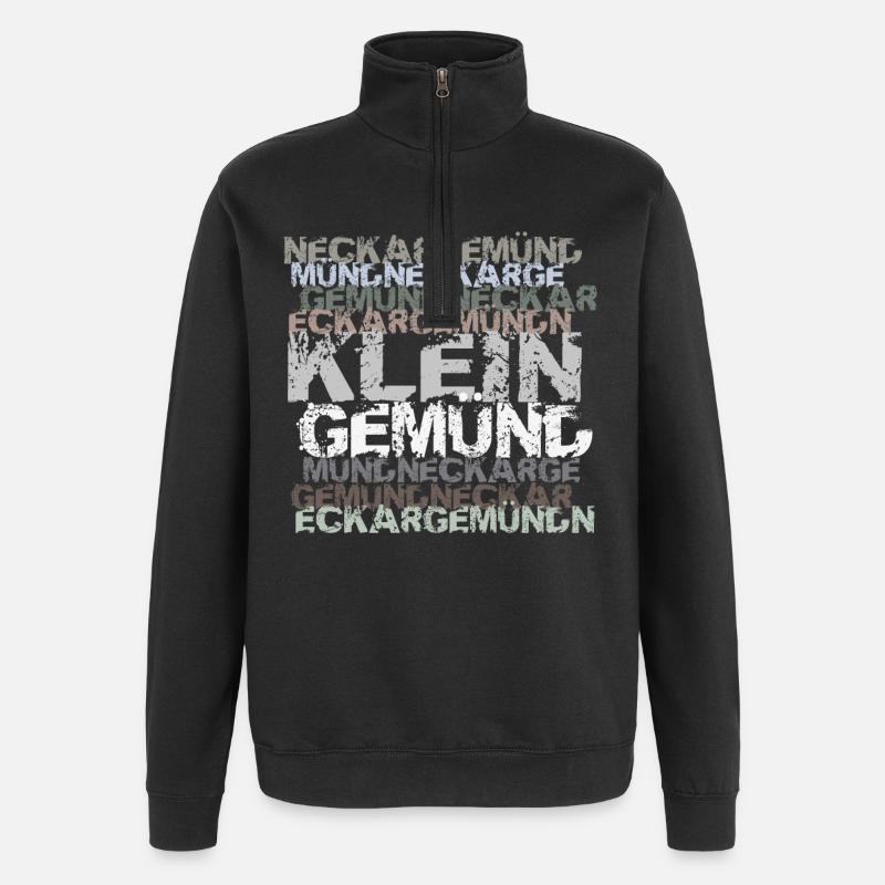 Neckargemünd - Kleingemuend - Quarter-Zip-Sweatshirt - Schwarz