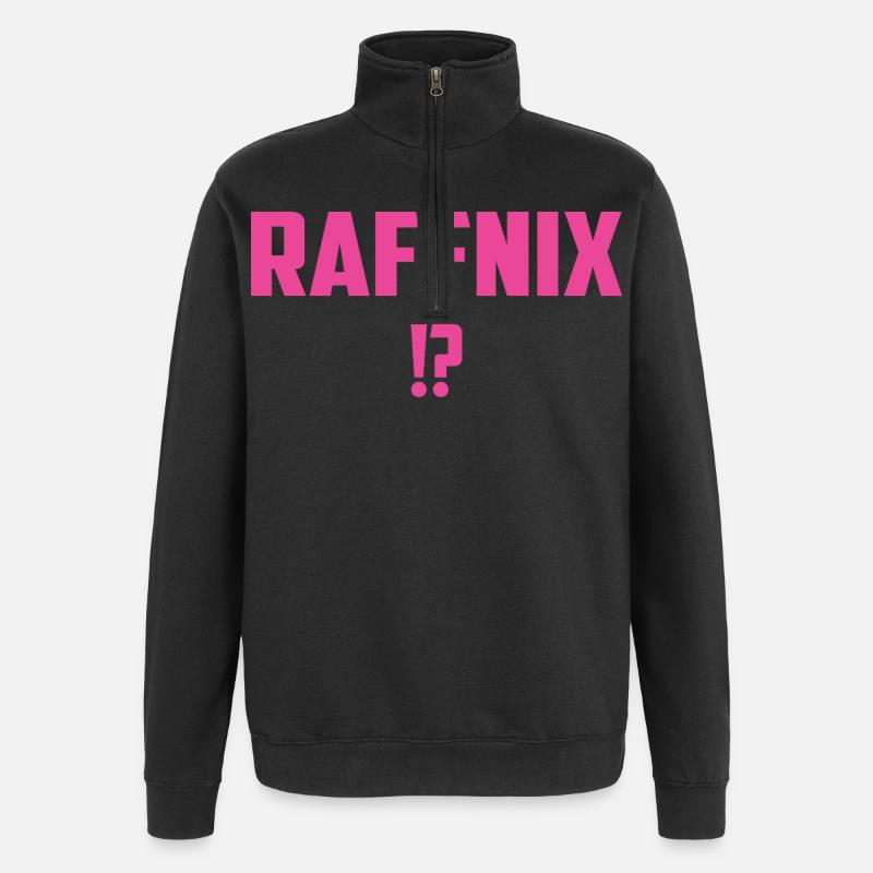Raffnix - Quarter-Zip Sweatshirt - black