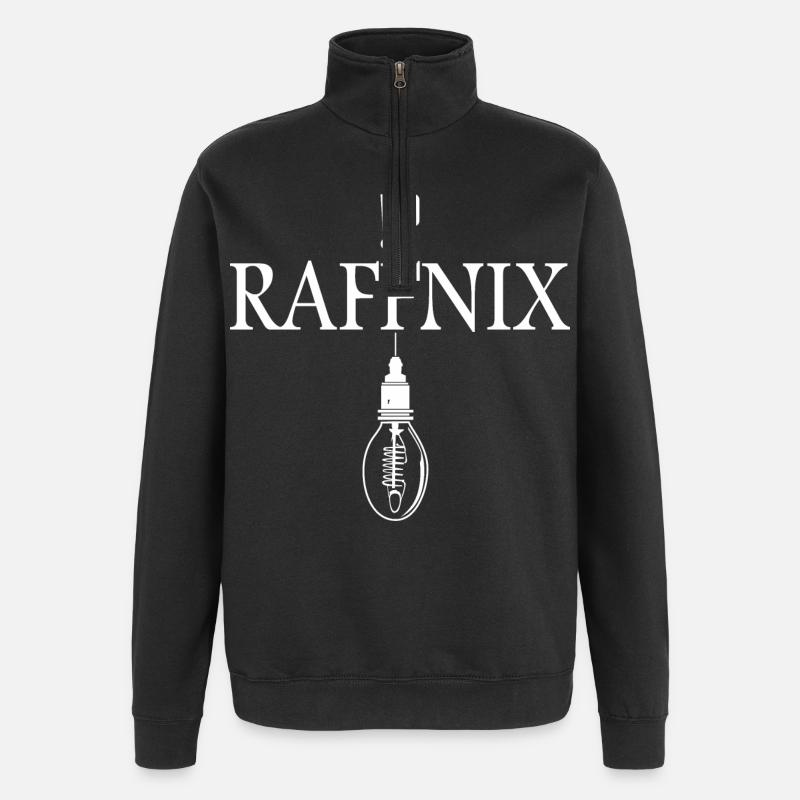 Raffnix Nerd - Quarter-Zip Sweatshirt - black