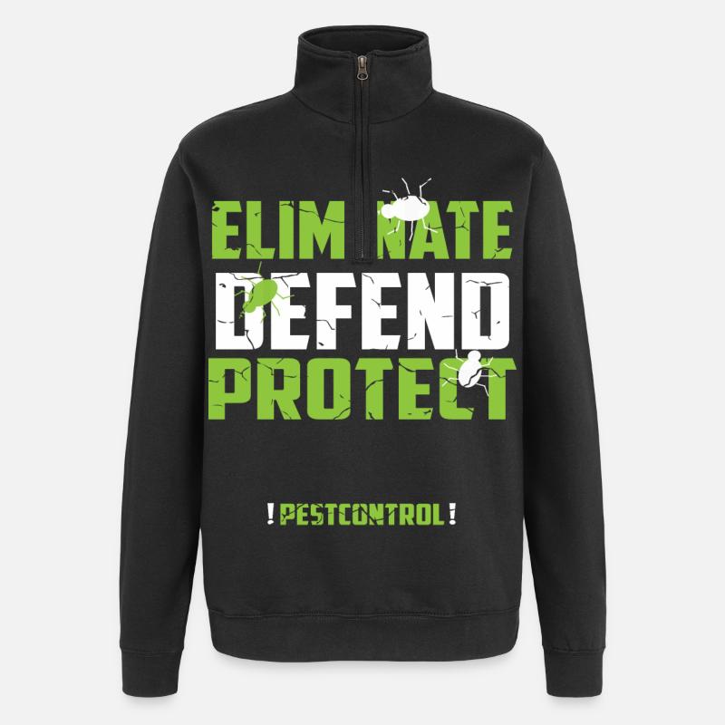 Exterminator - Quarter-Zip Sweatshirt - black