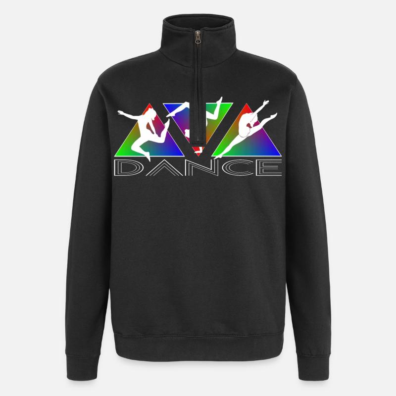 Danser - Sweat à zip 1/4 - noir