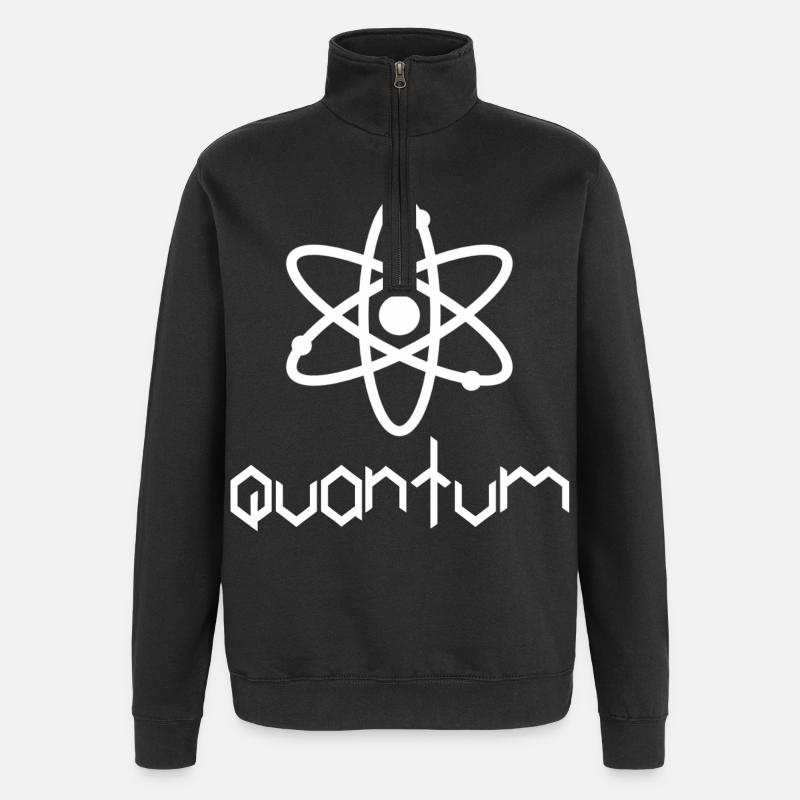 Quantity - Quarter-Zip Sweatshirt - black
