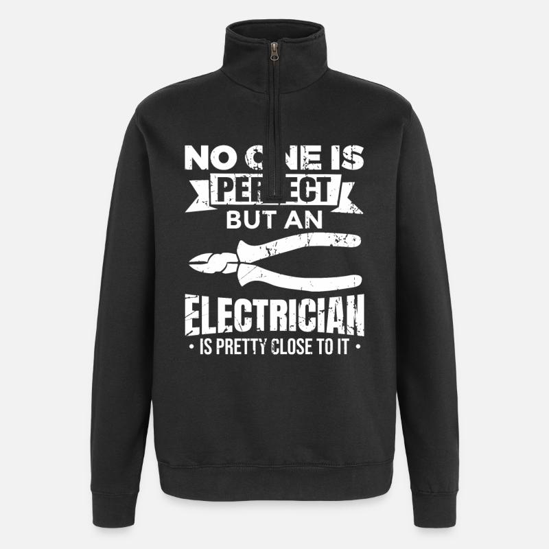 Electrical Engineer Witz - Quarter-Zip Sweatshirt - black