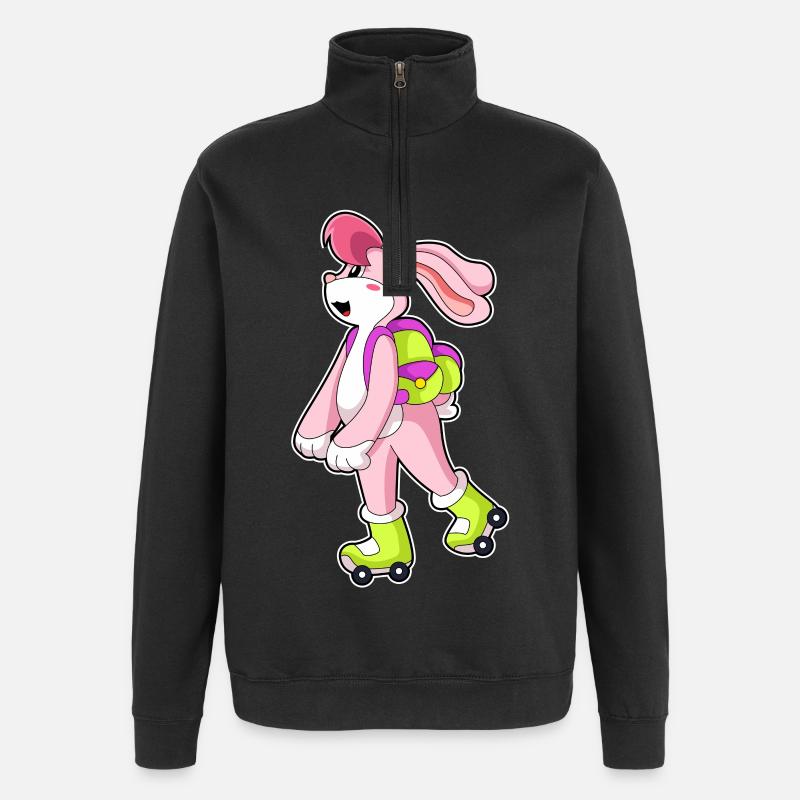Patins à roulettes Rabbit - Sweat à zip 1/4 - noir