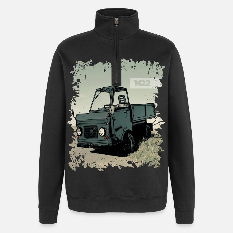 Camion MultiCar M22 DDR - Sweat à zip 1/4 - noir