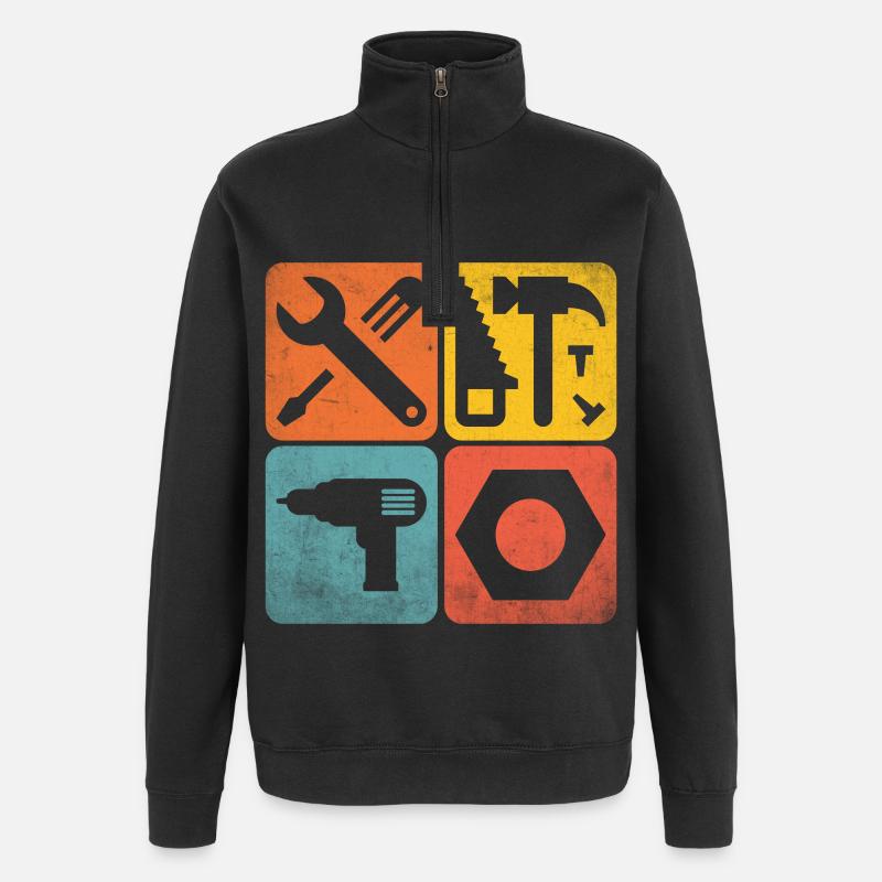 Tools - Quarter-Zip Sweatshirt - black