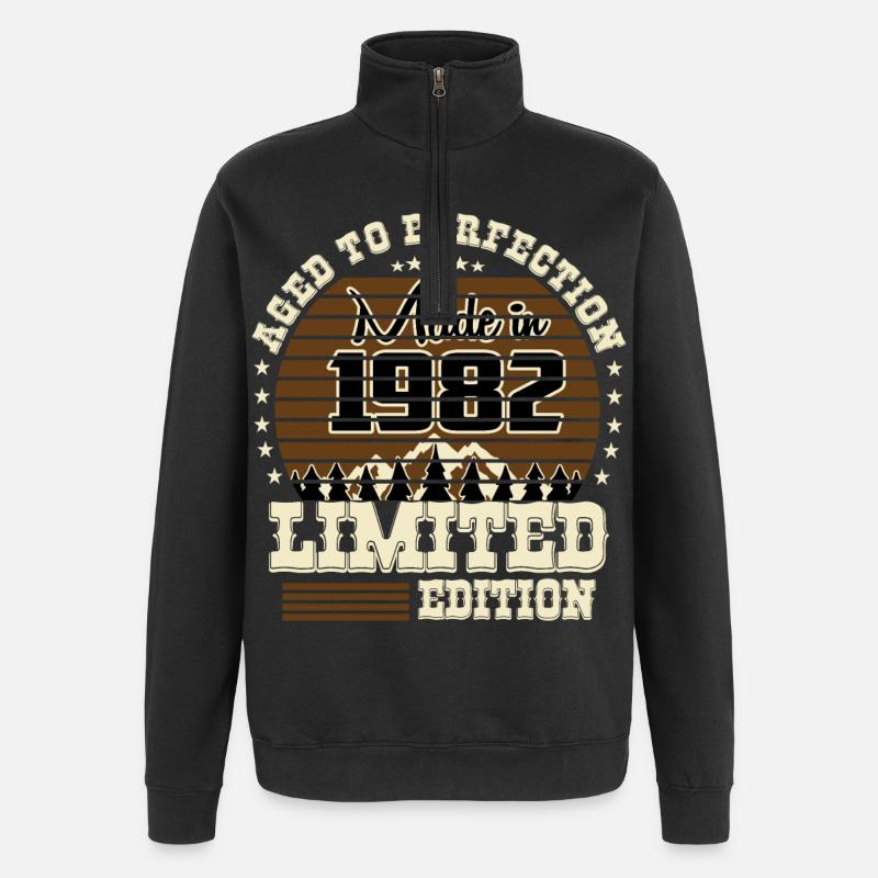1982 Limited Edition - Quarter-Zip Sweatshirt - black