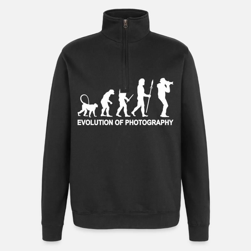 Fotografie Evolution - Quarter-Zip-Sweatshirt - Schwarz