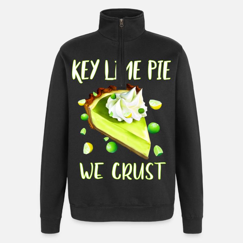 Key Lime Pie - Quarter-Zip-Sweatshirt - Schwarz