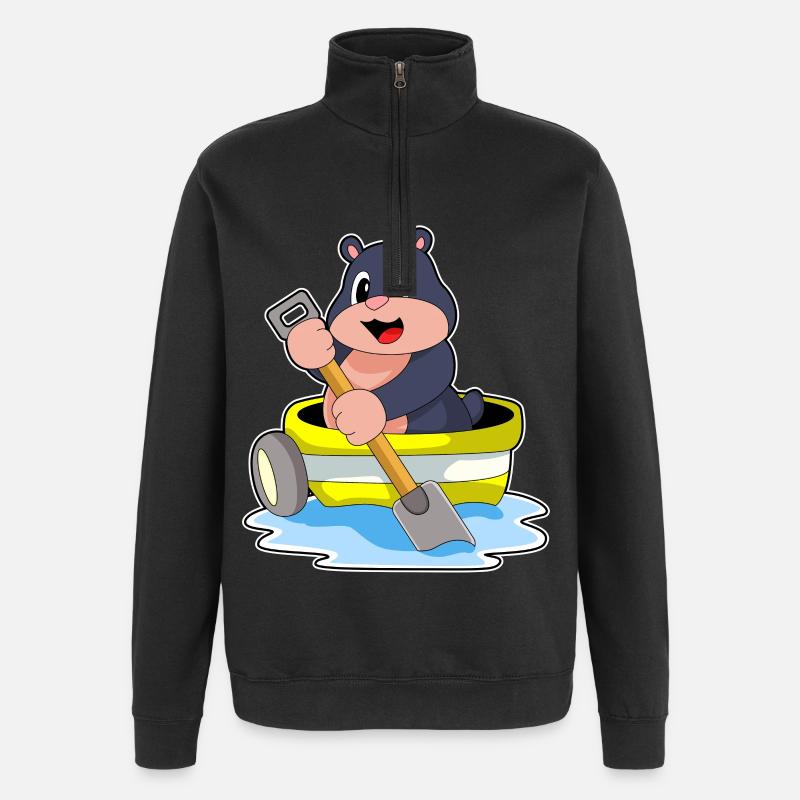 Petite Bateau Mole - Sweat à zip 1/4 - noir