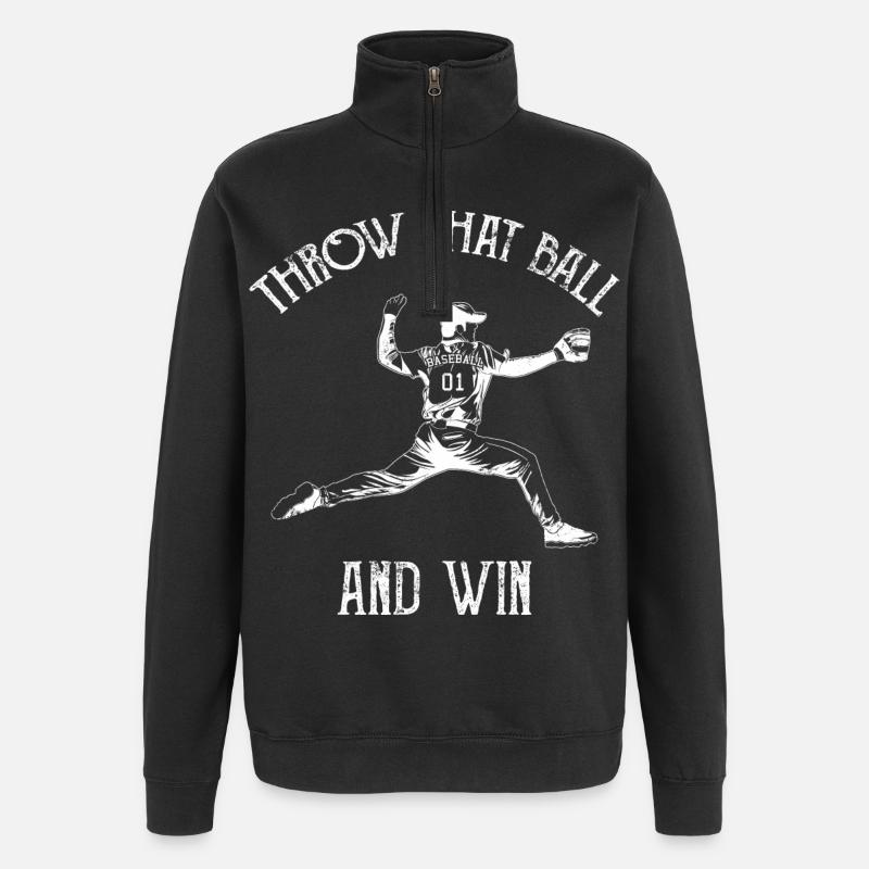 Pitcher - Quarter-Zip Sweatshirt - black