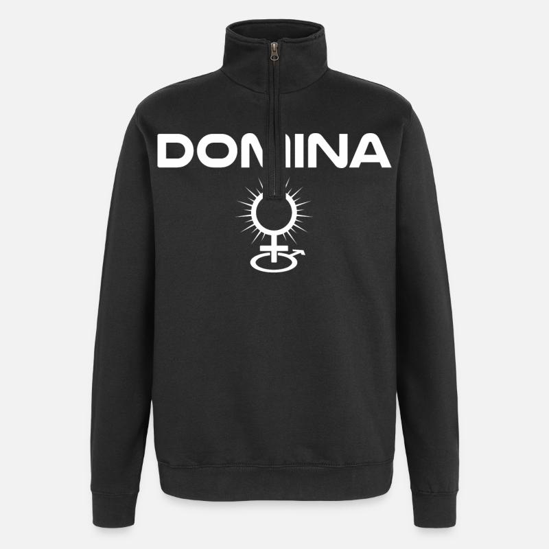 Herrin Domina - Quarter-Zip-Sweatshirt - Schwarz