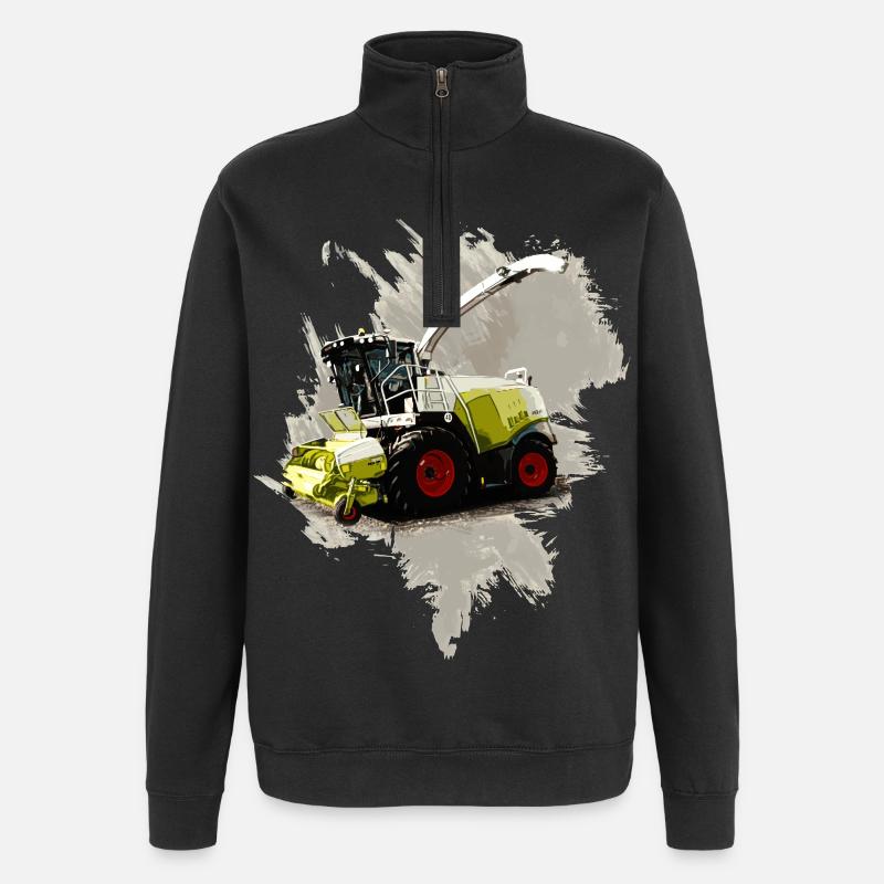 Combine Harvester Claas LEXION 8700 - Quarter-Zip Sweatshirt - black