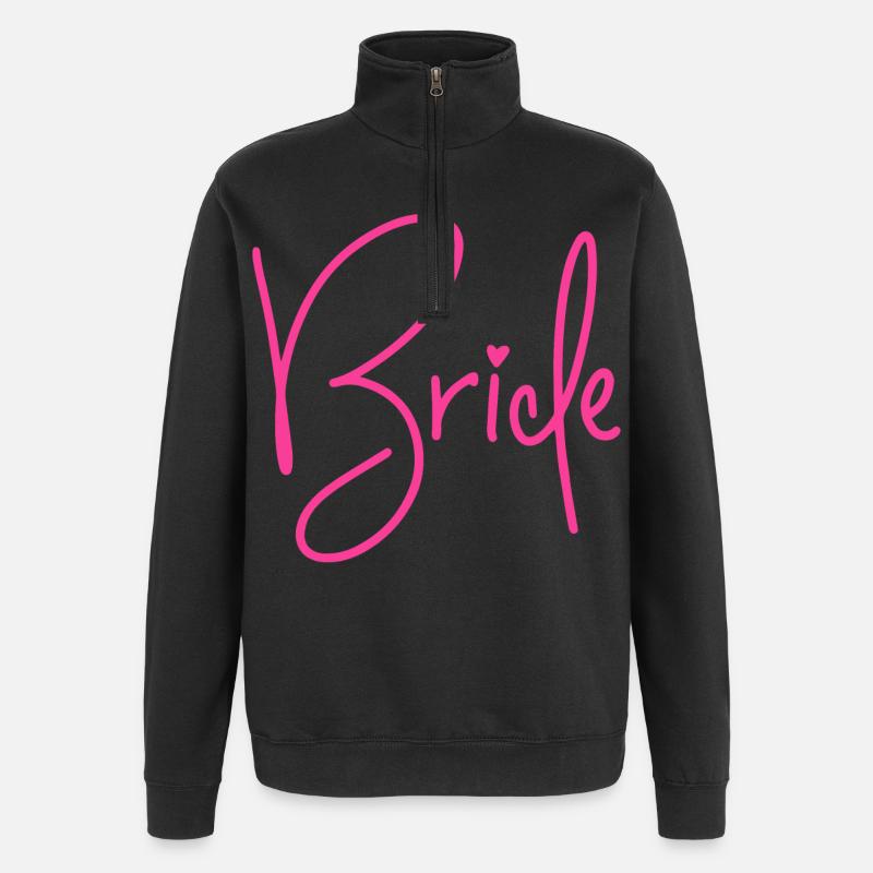 Bride - Braut - Junggesellinnenabschied - JGA 2026 - Quarter-Zip-Sweatshirt - Schwarz