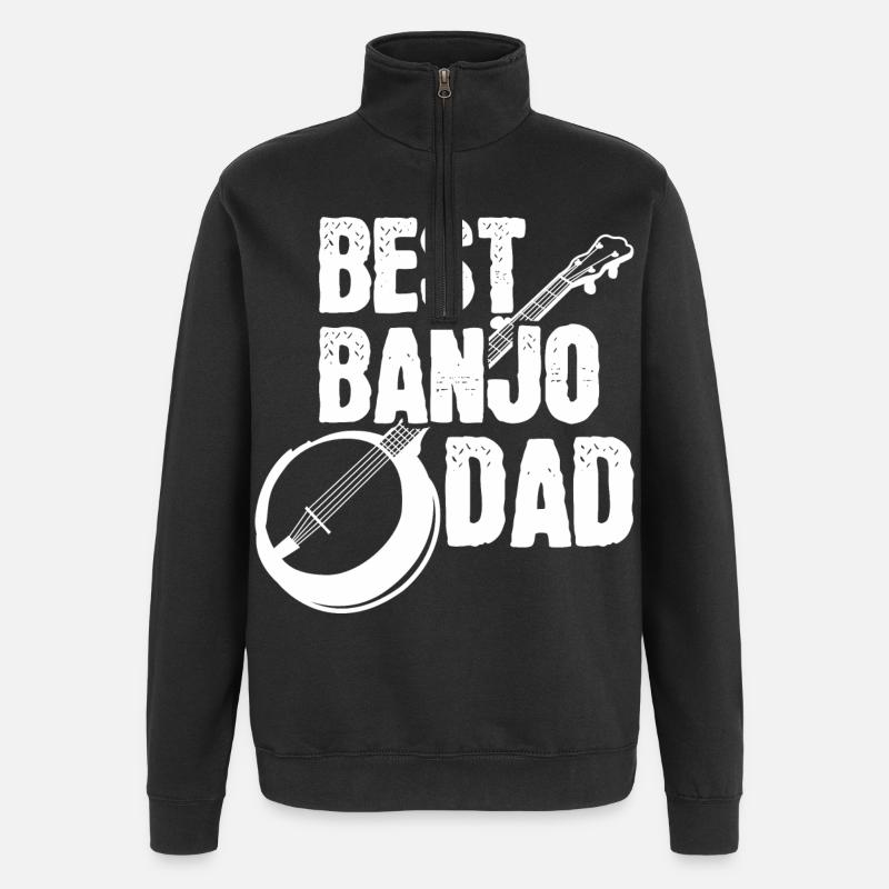 Banjo Vater - Quarter-Zip-Sweatshirt - Schwarz